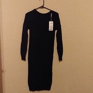 Brand new Dark Blue Sweater Dress